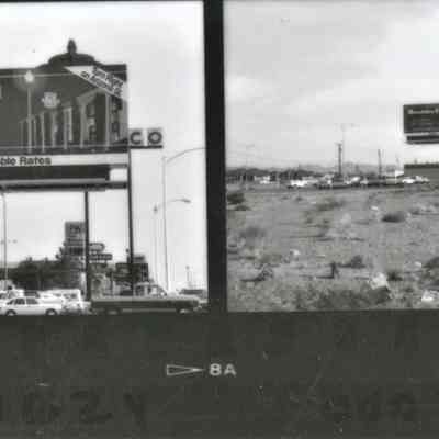 Boulder Dam Hotel - billboard in Henderson, NV 1986