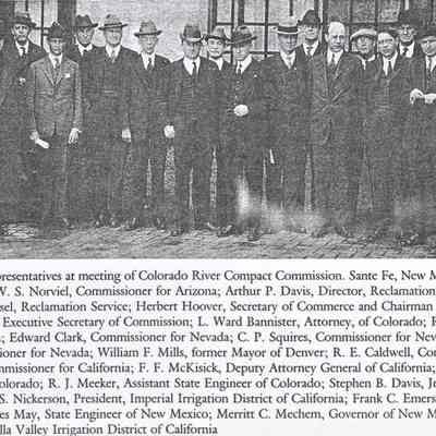 Colorado River Compact Commission at Santa Fe, New Mexico, November 24, 1922