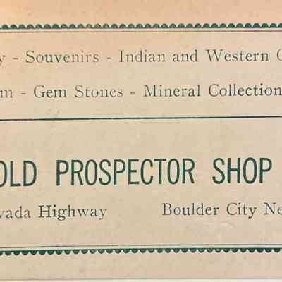 Gift and Antique Shops - Boulder City: Old Prospector Shop