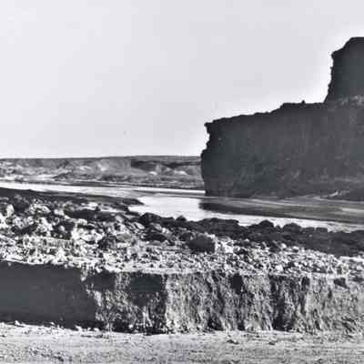 View of the Colorado River above the entrance to Boulder Canyon 1920