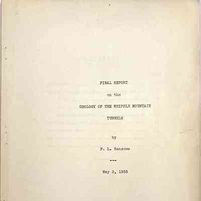 Parker Dam and Colorado River Aqueduct