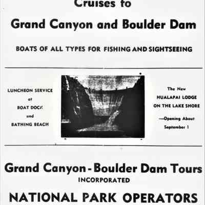 Grand Canyon- Boulder Dam Tours-advertising