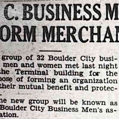 Chamber of Commerce - Boulder City [1930s]