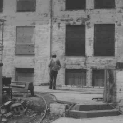 Boulder Dam Hotel 1980 sand blasting exterior renovations