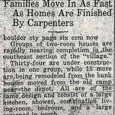 Dormitories - Boulder City: Six Companies