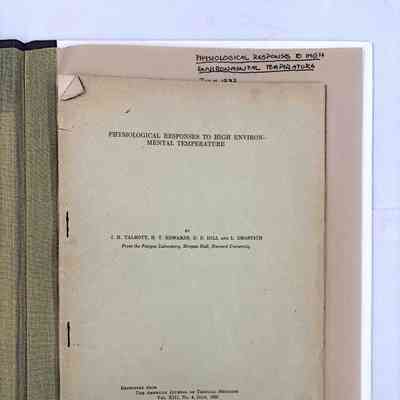 Physiological Responses to High Environmental Temperature