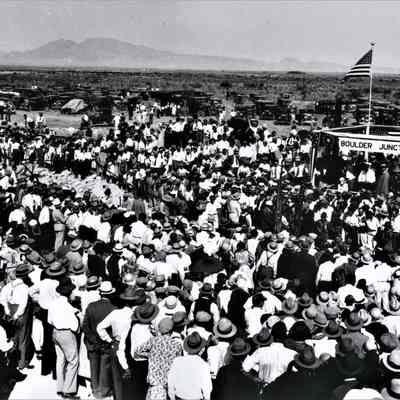 Union Pacific Railroad - Silver Spike Ceremony September 1930