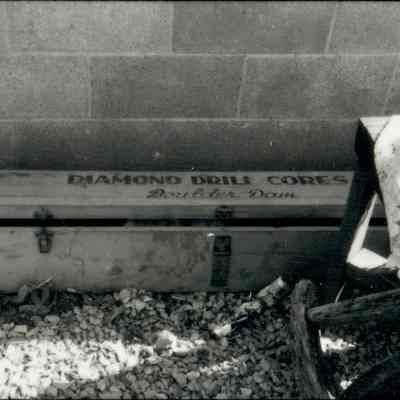 Hoover Dam diamond drilled core samples from Black Canyon, 1930