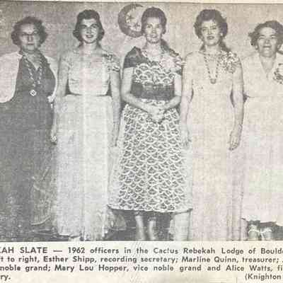 Clubs and Organizations - Boulder City: Odd Fellows (1960s)