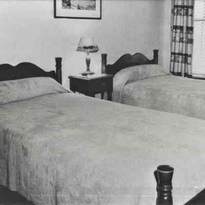 Hal & Jackie Brown's bedroom Apartment, Boulder Dam Hotel 1961