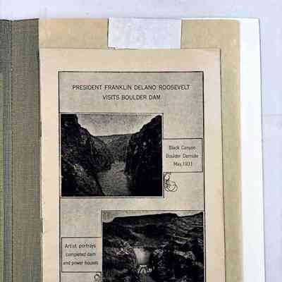 President Franklin Delano Roosevelt Visits Boulder Dam