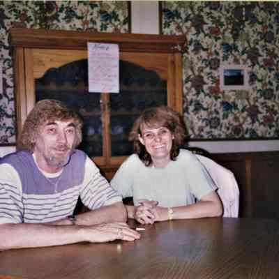 Chris and Patricia Dycks, Boulder Dam Hotel owners, May 22, 1993