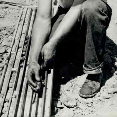 Hoover Dam diamond drilled core samples from Black Canyon, 1930