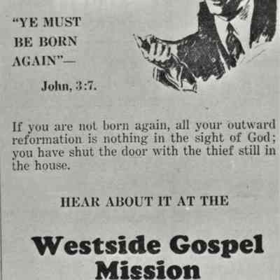 Las Vegas - Churches: West Side Gospel Mission: advertisement
