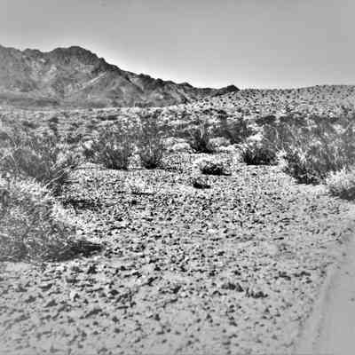 Boulder City empty town site, view north, c. 1930