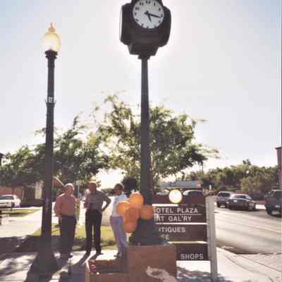 Hotel Plaza clock dedication May 19, 2006