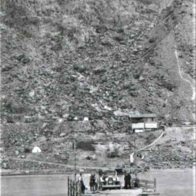 Colorado Rive ferries; Kingman Ferry, 1930s