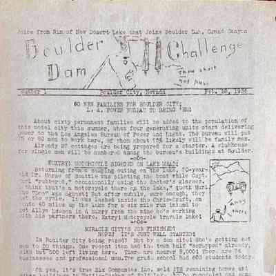 Boulder Dam Challenge [1936]