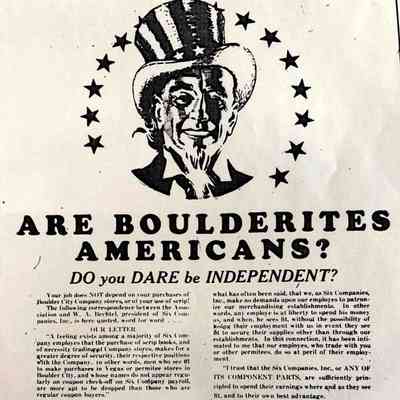 Businesses - Boulder City (1932)