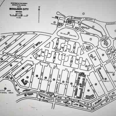 Boulder City plan, c. 1931 -2nd version