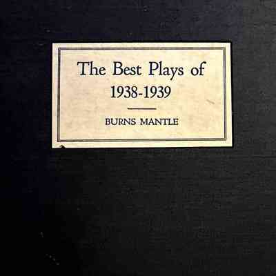 Best Plays of 1938-1939, The