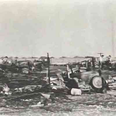 Williamsville, NV aftermath of a fire, March 1931