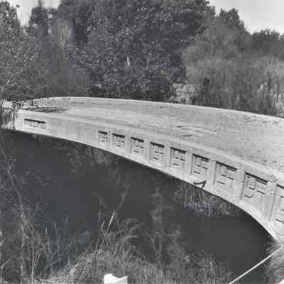 Colorado River bridge at Laguna Dam near Yuma, Arizona, built ca. 1907