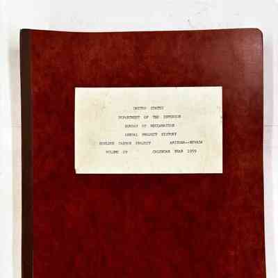 Annual Project History, 1959, vol 29