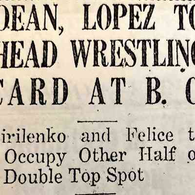 Dean, "Man Mountain"