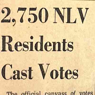 Boulder City - politics and government: ballots: (1930s)
