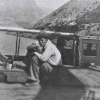 Colorado River boat pilots: Murl Emery, Owen Taylor