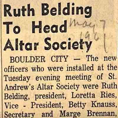 Belding, Don and Ruth Doolittle and family