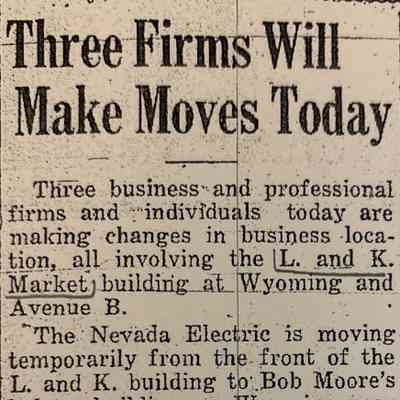 Grocery Stores - Boulder City: L & K Market (1932)