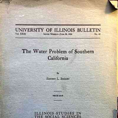 Water Problem of Southern California