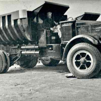 Hoover Dam construction: equipment: trucks: Theodore "Ted" Garrett