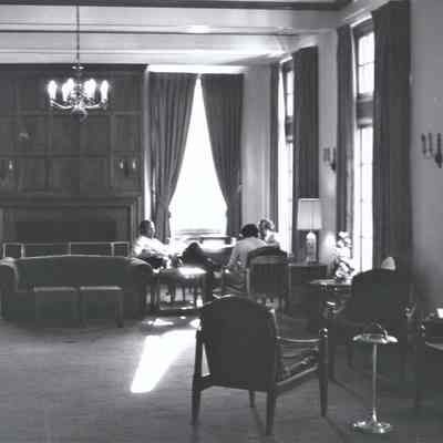Boulder Dam Hotel lobby during 1980 renovations
