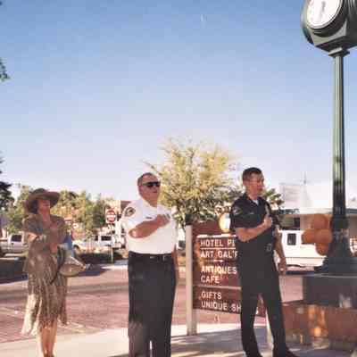 Hotel Plaza clock dedication May 19, 2006