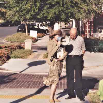 Hotel Plaza clock dedication May 2006