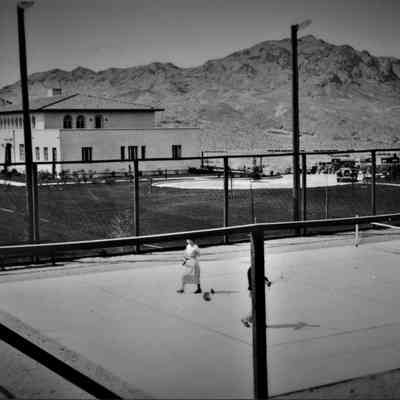 Boulder City sports and recreation: tennis courts, 1932-33