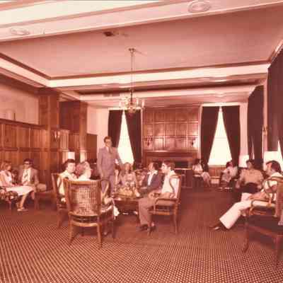 Boulder Dam Hotel refurbished lobby, 1980