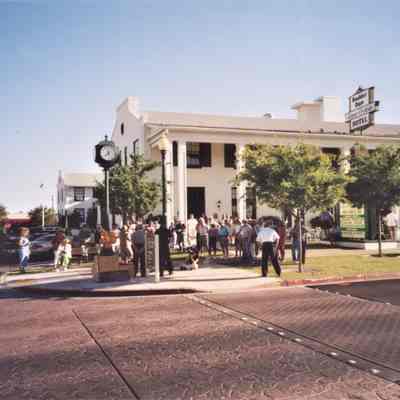 Hotel Plaza clock dedication May 19, 2006