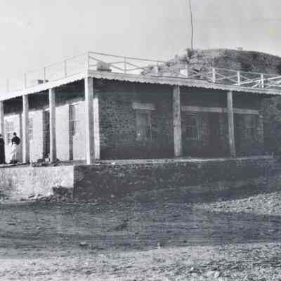 Daniel Bonelli's home at Rioville on the Colorado River, ca. 1890