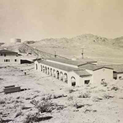 Boulder City-U.S. Bureau of Reclamation: administration building and Dormitory no.1: c. December 1931-January 1932