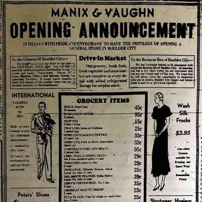 Grocery Stores - Boulder City: Manix & Vaughn