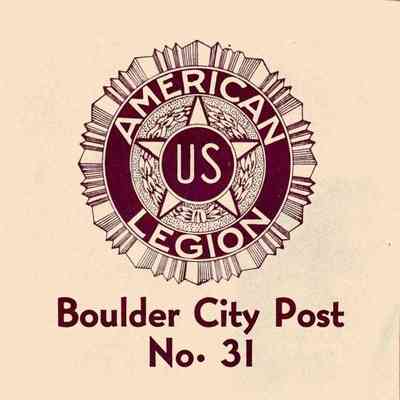 Clubs and Organizations - Boulder City: American Legion [1930s-60s]
