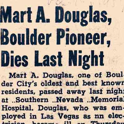 Douglas, Mart and Mayne Stanton