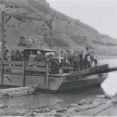 Colorado River ferries; Kingman Ferry, 1930s