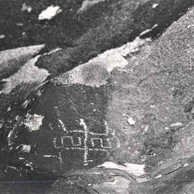 Keyhole Canyon petroglyph adopted by Boulder City photographer John Westen as his personal chop