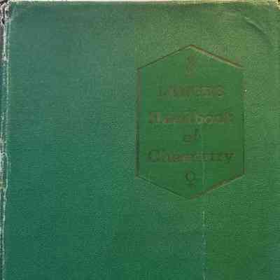 Handbook of Chemistry