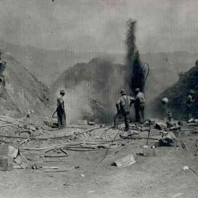 Hoover Dam roads: U. S. 93, April 1931